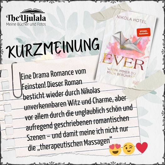 KURZMEINUNG: Nikola Hotel "Ever – Wann immer du mich berührst" ©2021 Kyss by Rowohlt Verlag