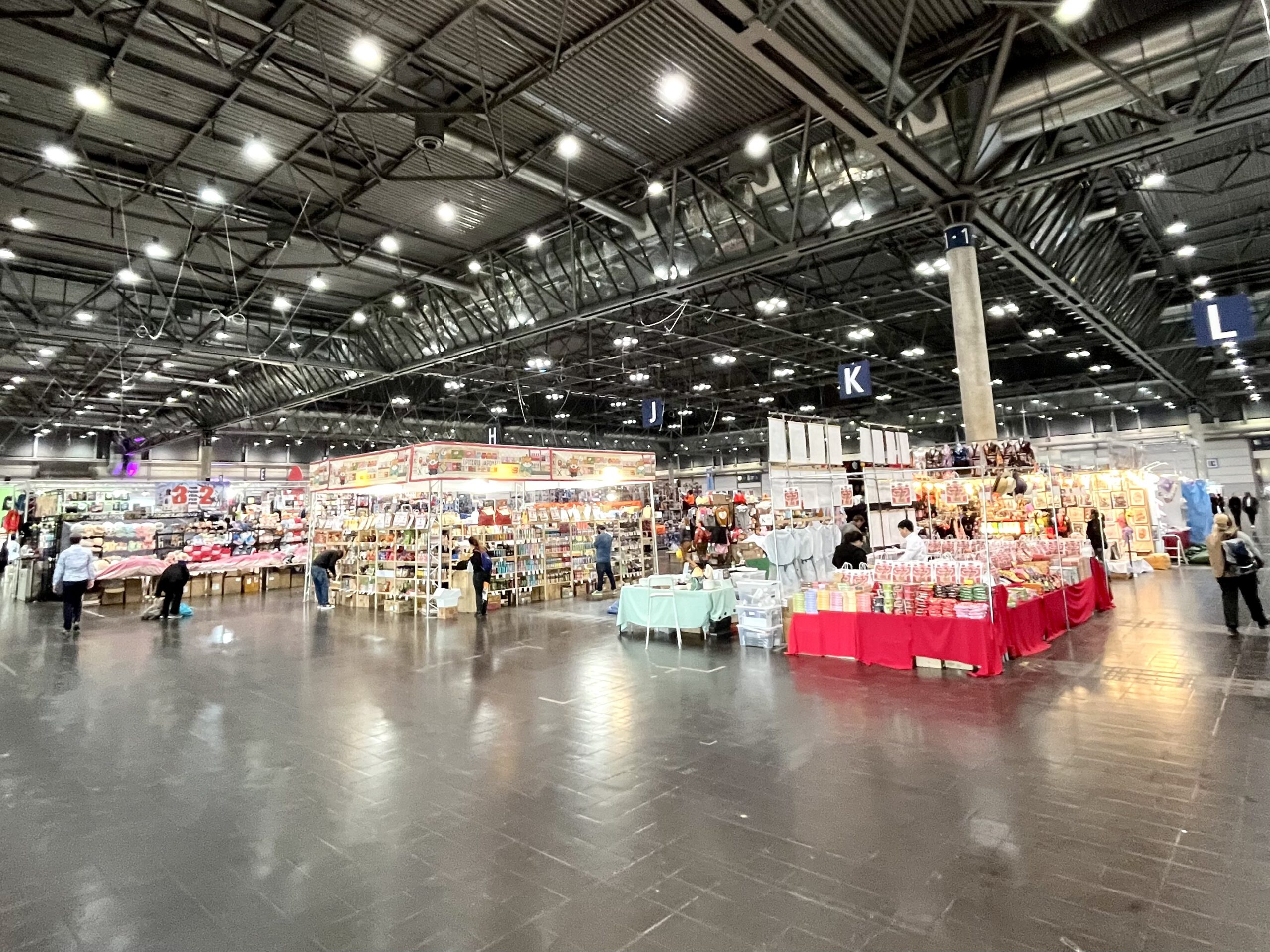 Halle 1 - Manga-Comic-Con noch leer